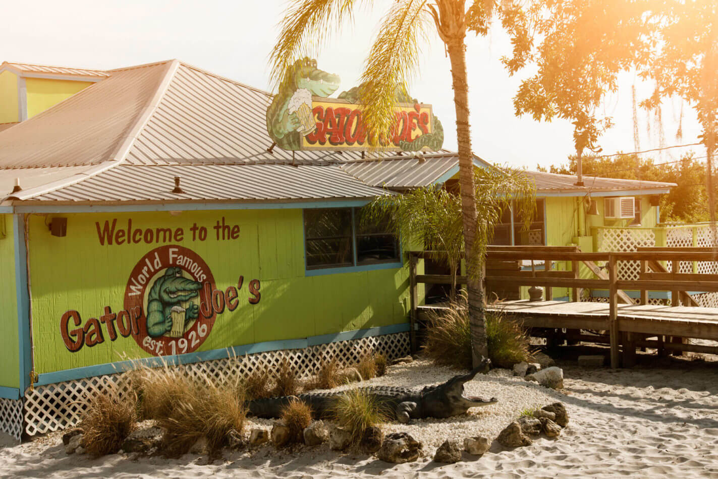 The History of Gator Joe's Beach Bar & Grill Gator Joe's Beach Bar